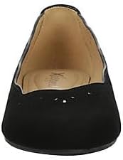 Adaline - Pointed Toe Slip-On Perforated Ballet Flats       