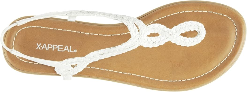 Akia - Braided Ankle Strap Gladiator Thong Flip Flop Sandals       