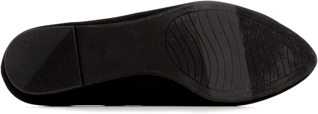 Amanda - Scalloped Pointed Toe Slip-On Ballet Flat       