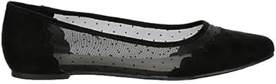 Amarie - Slip-On Pointed Toe Mesh Ballet Flats       