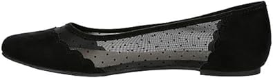 Amarie - Slip-On Pointed Toe Mesh Ballet Flats       