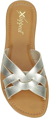 Andie - Strappy Slip-On H-Band Flat Slide Sandals       