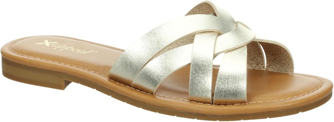 Andie - Strappy Slip-On H-Band Flat Slide Sandals       