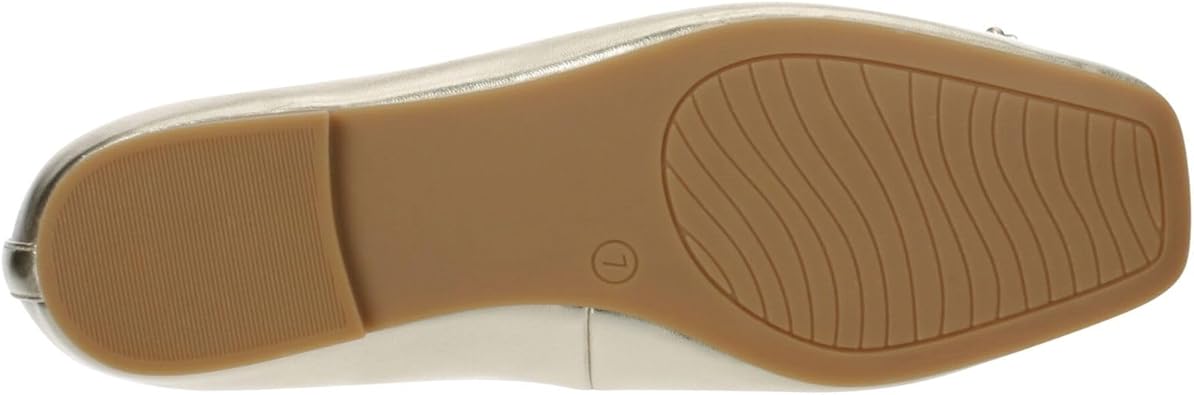 Avery - Slip-On Square Toe Ballet Flat with Bow       