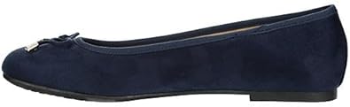 Cailin - Slip-On Round Toe Bow Accented Dress Ballet Flats       
