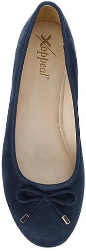 Cailin - Slip-On Round Toe Bow Accented Dress Ballet Flats       
