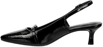 Cate - Closed Pointed Toe Slingback Kitten Dress Heels       