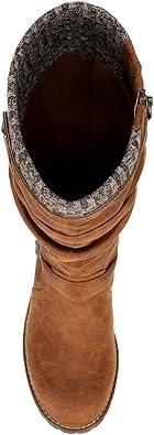 Chelsey - Tall Knee High Fashion Riding Boots with Buckle Accent       