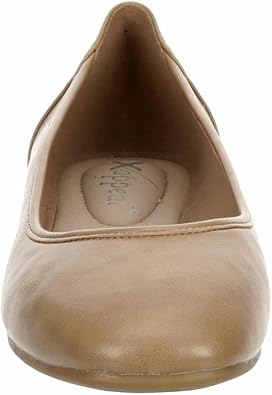 Danica - Classic Round Toe Faux Leather Ballet Flats       