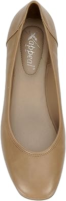 Danica - Classic Round Toe Faux Leather Ballet Flats       