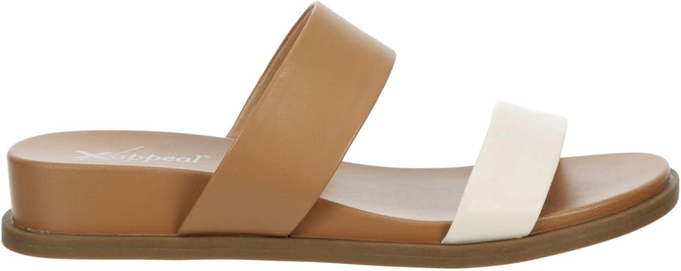 Edith - Casual Two Strap Slip-On Slide Sandals       