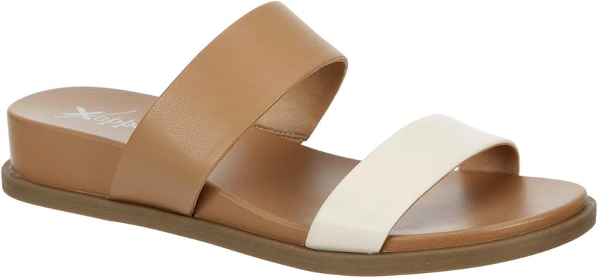 Edith - Casual Two Strap Slip-On Slide Sandals       