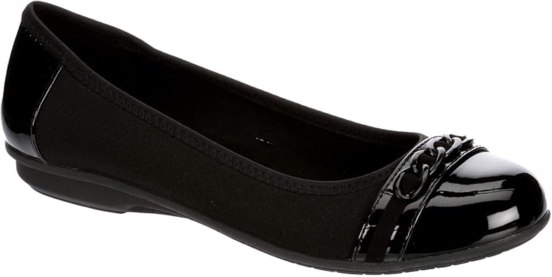 Faye - Slip-on Round Toe Accented Dress Ballet Flats       