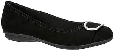 Francesca - Closed Round Toe Slip-On Faux Suede Ballet Flats       