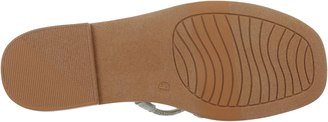 Kalani - Strappy Slip-On Rhinestone Flat Slide Sandals       