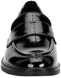 Kelsee - Slip-On Casual Faux Patent Leather Loafer Flats       