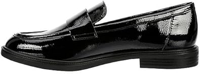 Kelsee - Slip-On Casual Faux Patent Leather Loafer Flats       