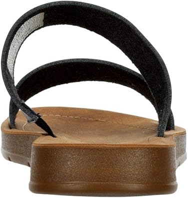 Kyley - Casual Slip On Two Band Flat Sandals       