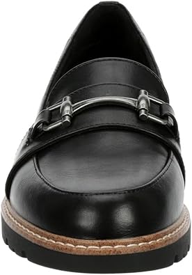 Nellie - Chunky Lug Sole Two-Tone Penny Loafers       
