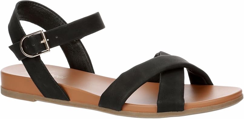 Rayna - Strappy Open Toe Casual Flat Sandals       
