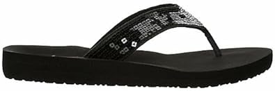 Samantha - Slip-On Sequins Thong Summer Flip Flop Sandals       