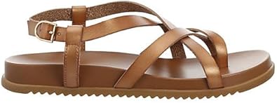 Violette - Open Toe Euro Strappy Summer Flat Sandals       