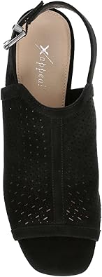 Zella - Peep Toe Cut Out Block Heeled Sandal Booties       